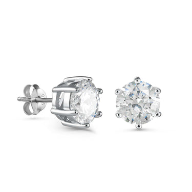 Silver Classic Earrings - Sterling Silver Earrings For Women - Silver Stud Earrings Earrings Brother & Sisters
